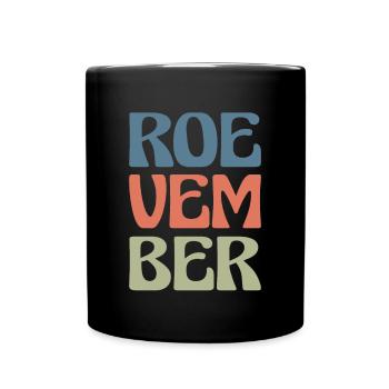 Vintage Retro Roevember Shirt Cadeau - Mug uni - noir - Devant