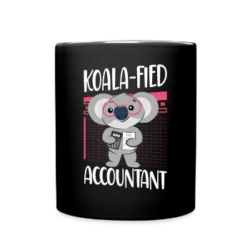 Accountant Bookkeeper Accounting - Full Colour Mug - black - Front