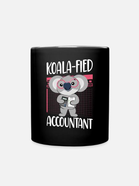 Accountant Bookkeeper Accounting - Full Colour Mug - black