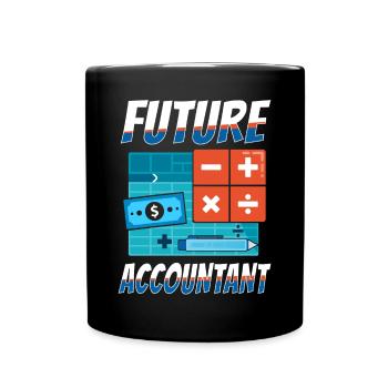 Comptable Comptable Comptable Comptabilité - Mug uni - noir - Devant