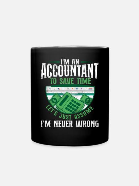 Comptable Comptable Comptable Comptabilité - Mug uni - noir