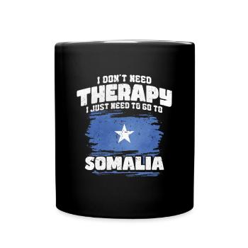 Somalie - Mug uni - noir - Devant