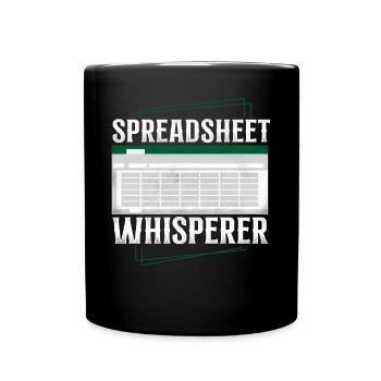 Accountant Bookkeeper Accounting - Tasse einfarbig - Schwarz - Vorne