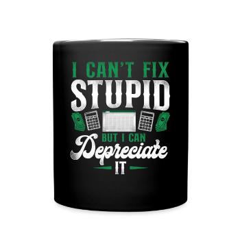 Comptable Comptable Comptable Comptabilité - Mug uni - noir - Devant