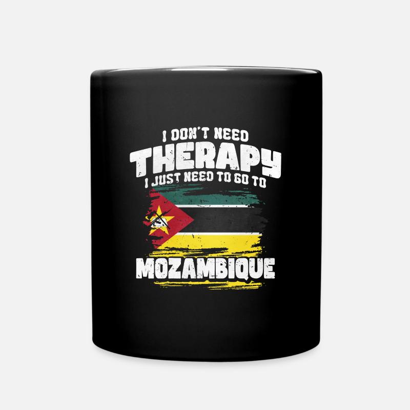 Mosambik - Tasse einfarbig - Schwarz
