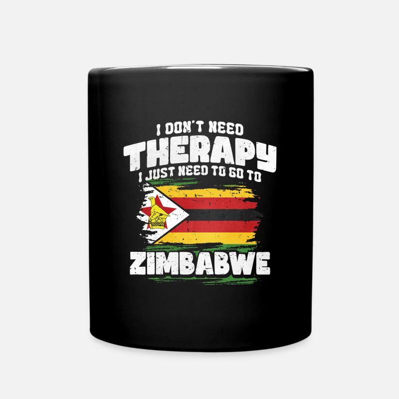 Zimbabwe - Full Colour Mug - black