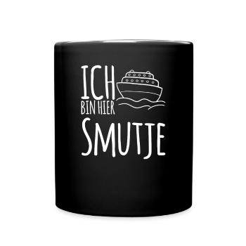I'm here Smutje - Cook Sailing Motivation - Full Colour Mug - black - Front