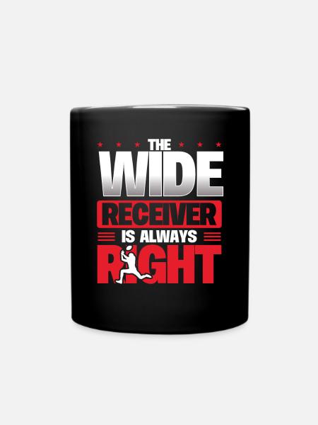 Wide Reeiver Hat Immer Recht - Tasse einfarbig - Schwarz
