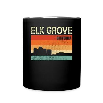 Elk Grove - Mug uni - noir - Devant