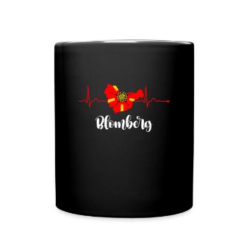 Lipperland Ostwestfalen Lippe Blomberg - Tasse einfarbig - Schwarz - Vorne