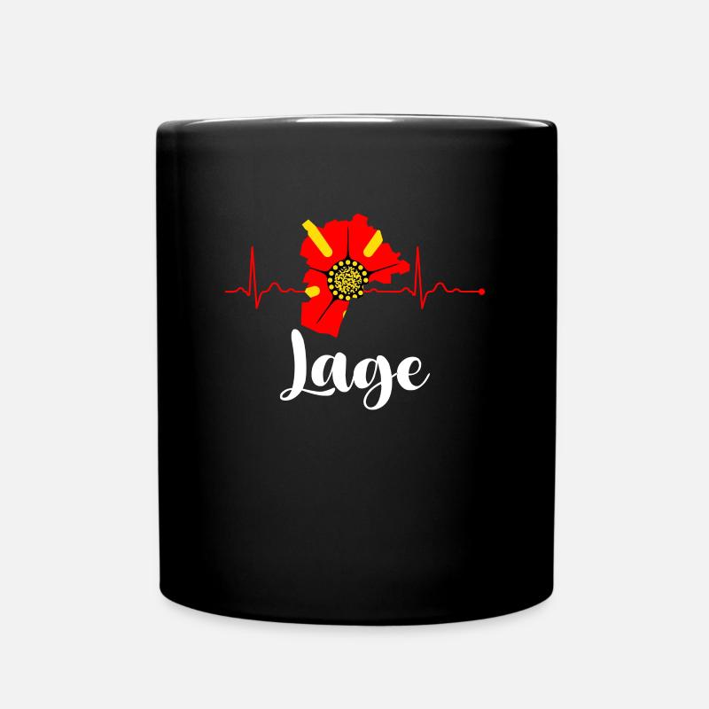 Emplacement de l’hôtel Lipperland Ostwestfalen Lippe - Mug uni - noir