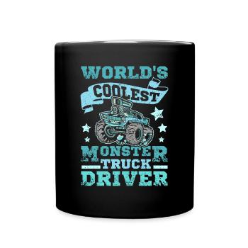 Le conducteur de monster truck le plus cool du monde - Mug uni - noir - Devant
