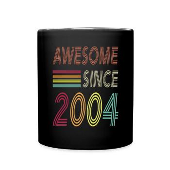 Génial depuis 2004 - Mug uni - noir - Devant
