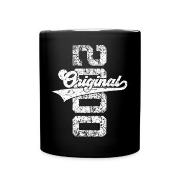 26. GEBURTSTAG ORIGINAL 2000 - Tasse einfarbig - Schwarz - Vorne