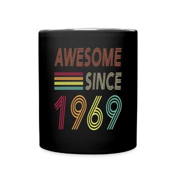 Génial depuis 1969 - Mug uni - noir - Devant