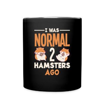 Drôle de cadeau de hamster - Mug uni - noir - Devant