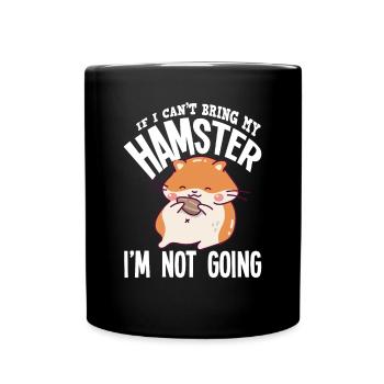 Drôle de cadeau de hamster - Mug uni - noir - Devant