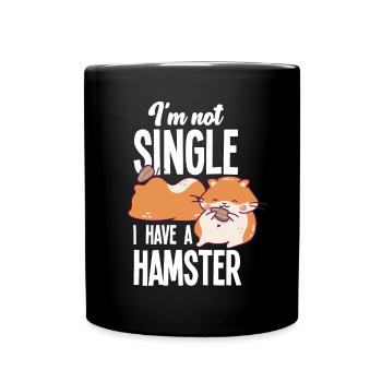 Drôle de cadeau de hamster - Mug uni - noir - Devant
