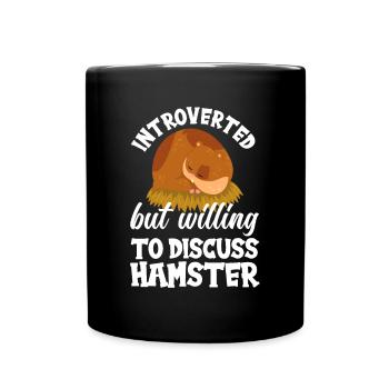 Drôle de cadeau de hamster - Mug uni - noir - Devant