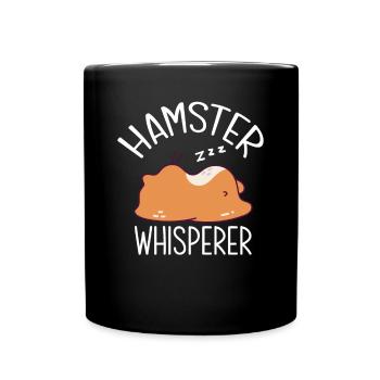Funny Hamster Gift - Full Colour Mug - black - Front