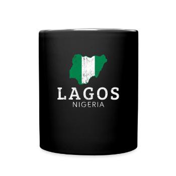 lagos nigeria, nigeria - Tasse einfarbig - Schwarz - Vorne