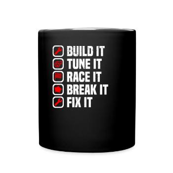 Muscel Car V8 Turbocompresseur Tuning Voiture de course - Mug uni - noir - Devant