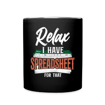 Comptable Comptable Comptable Comptabilité - Mug uni - noir - Devant