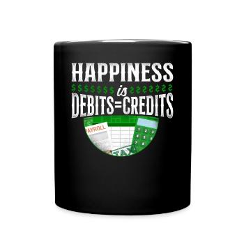 Comptable Comptable Comptable Comptabilité - Mug uni - noir - Devant