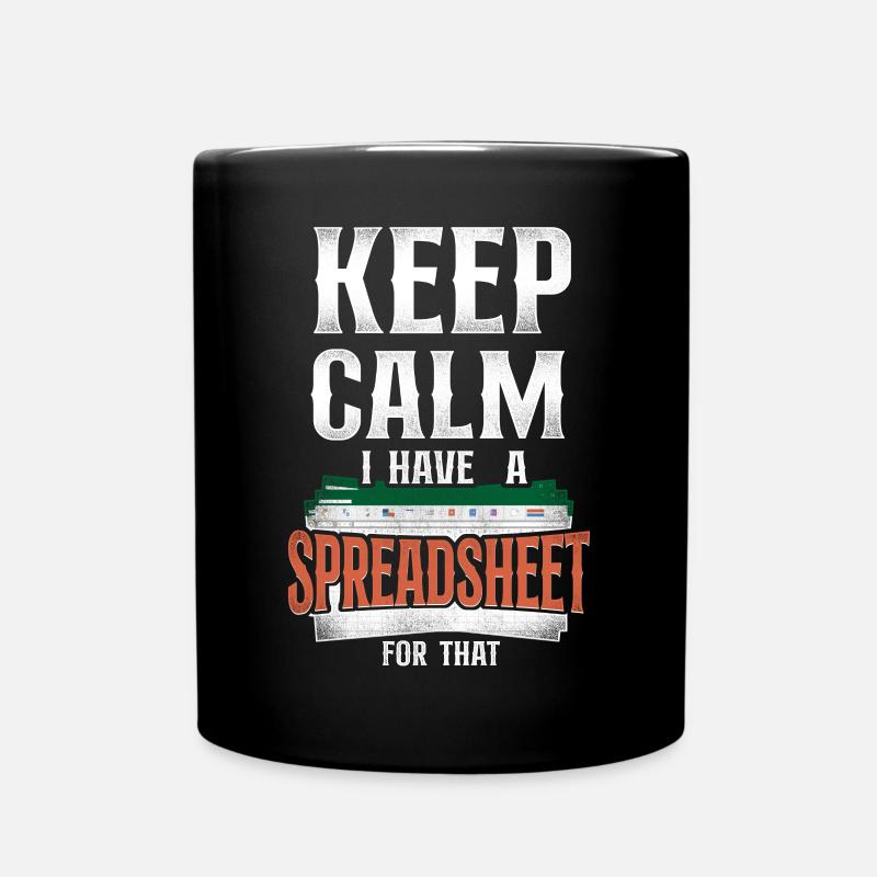 Accountant Bookkeeper Accounting - Tasse einfarbig - Schwarz