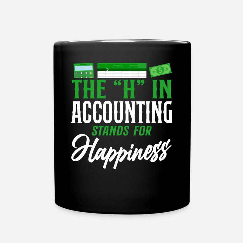 Accountant Bookkeeper Accounting - Tasse einfarbig - Schwarz
