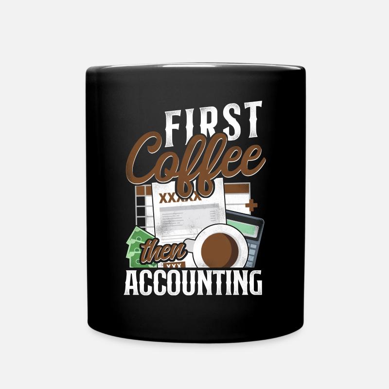 Accountant Bookkeeper Accounting - Tasse einfarbig - Schwarz