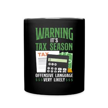 Comptable Comptable Comptable Comptabilité - Mug uni - noir - Devant