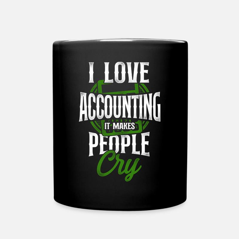 Accountant Bookkeeper Accounting - Tasse einfarbig - Schwarz