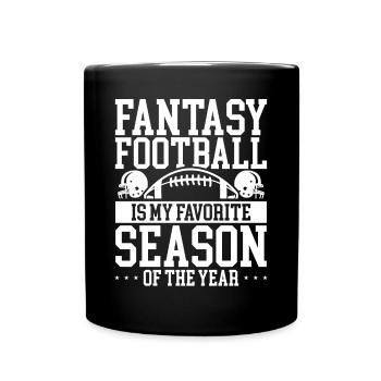 Fantasy Football est mon joueur de saison préféré - Mug uni - noir - Devant