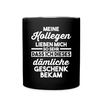 Abschied Arbeitskollege Neuer Job Jobwechsel - Tasse einfarbig - Schwarz - Vorne