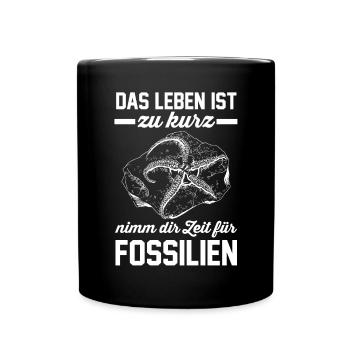 Geologe Fossiliensammler Paläontologie Geologie - Tasse einfarbig - Schwarz - Vorne