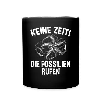 Geologie Geologe Fossiliensammler Paläontologie - Tasse einfarbig - Schwarz - Vorne
