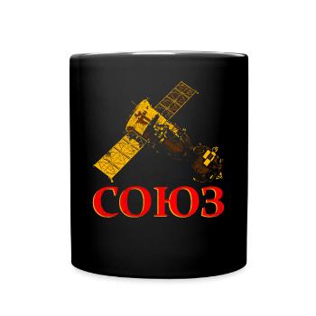 Soyouz vaisseau spatial Union soviétique - Mug uni - noir - Devant