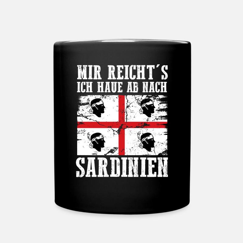 Sarde Sardische Flagge Sardegna Sardinien - Tasse einfarbig - Schwarz