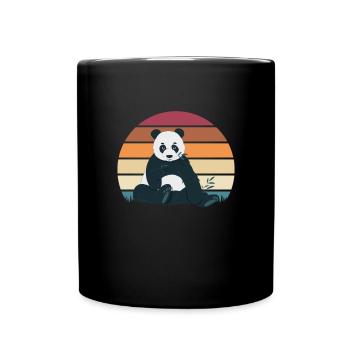 Panda Panda Bear Bear Animal Pandas Gift - Full Colour Mug - black - Front
