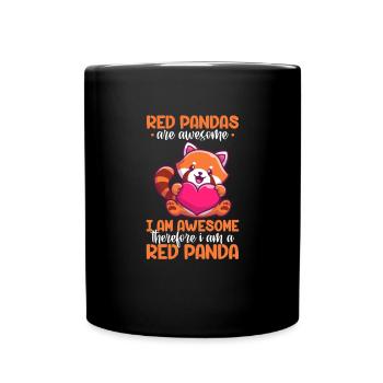 Panda Panda Bear Bear Animal Pandas Gift - Full Colour Mug - black - Front