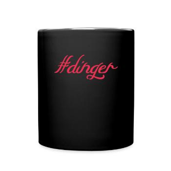 Softball Spieler Baseball Sport Pitcher Geschenk - Tasse einfarbig - Schwarz - Vorne