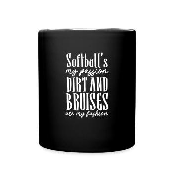 Joueur de softball Baseball Sport Pitcher Cadeau - Mug uni - noir - Devant