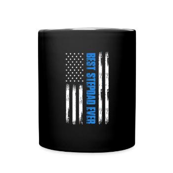 Stepfather Father Stepdad Papa Father's Day Gift - Full Colour Mug - black - Front