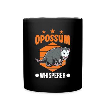Opossum Whisperer Opossum Whisperer Pouch Rat - Full Colour Mug - black - Front