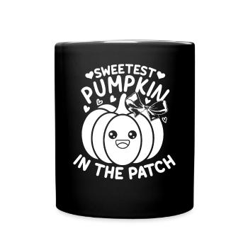 Sweetest pumpkin in the family I Halloween Niedlic - Full Colour Mug - black - Front