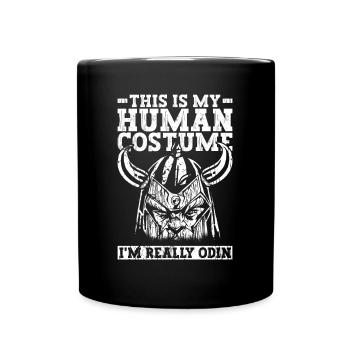 Norse mythology and Viking Nordic - Full Colour Mug - black - Front