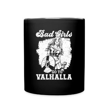Norse Mythology Valhalla Viking God Women - Full Colour Mug - black - Front