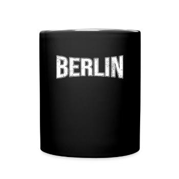 Berlin - Tasse einfarbig - Schwarz - Vorne