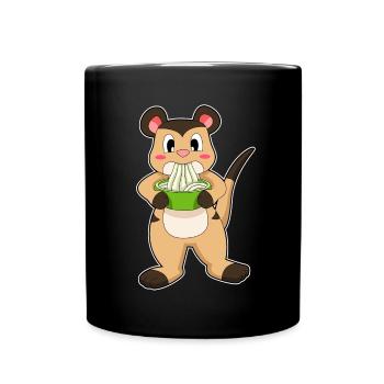 Cuisinier de suricates Cuisinière Cuisinière Cuisinière Cuisinette - Mug uni - noir - Devant